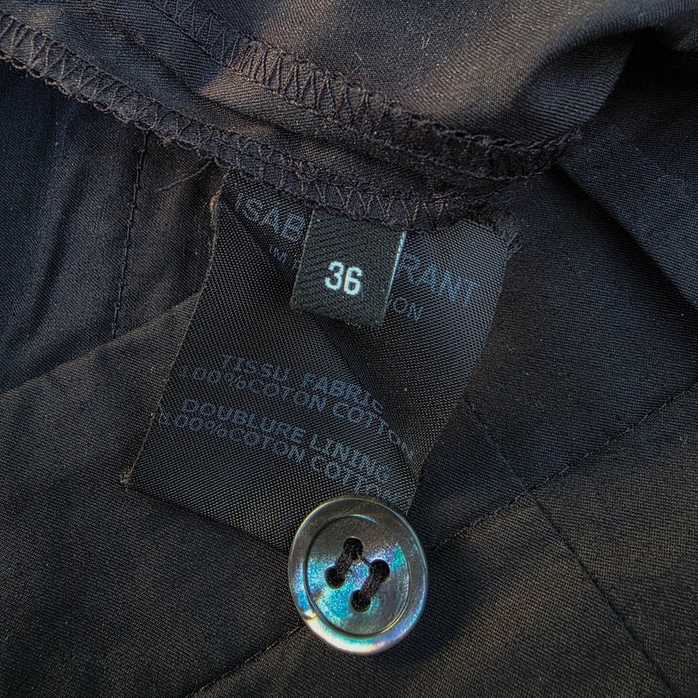 Isabel Marant Pants Women IT 36 (W30xL28) Black Lightweight Cotton Quiet‎ Luxury - Picture 5 of 6